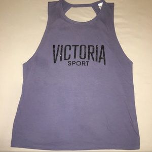 Victoria Sport Medium Purple Tank Top Graphic